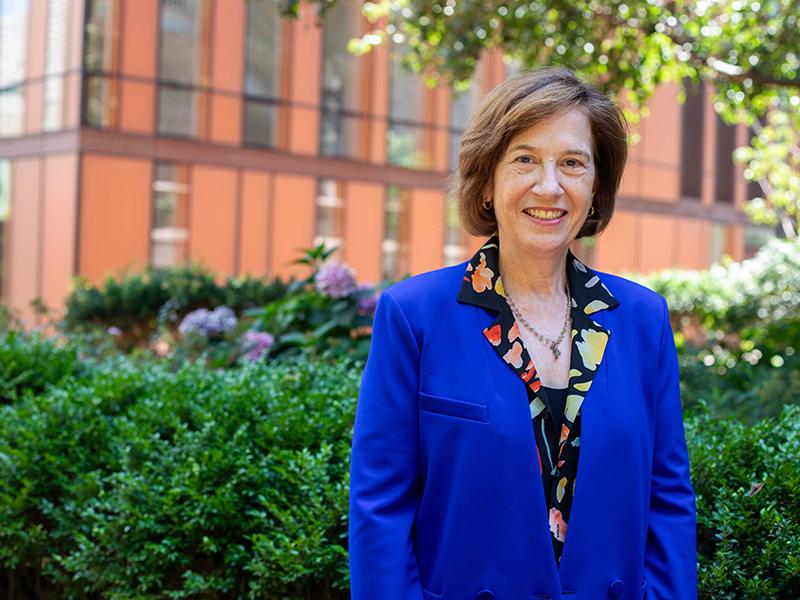 Headshot of Sarah Gillman on Barnard's campus